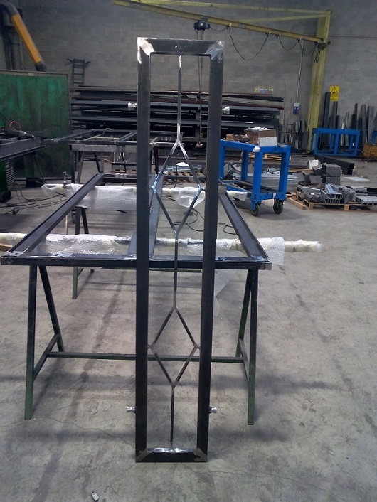 Grate prima del trattamento di zincatura e verniciatura